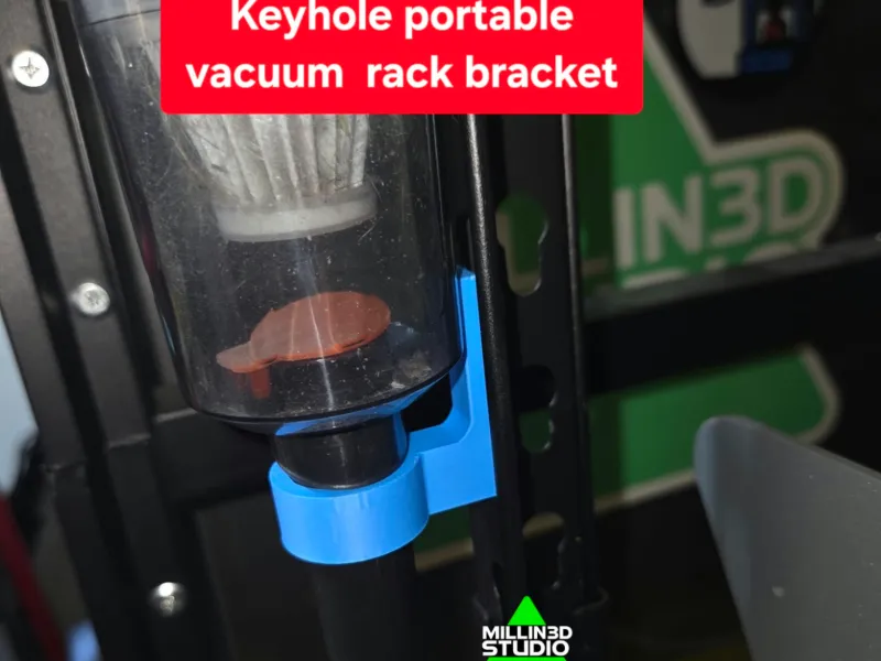 Hand Vacuum Shelf Bracket for Keyhole shelf