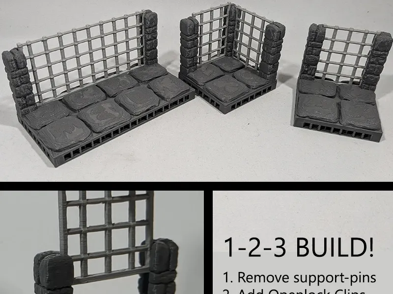 Dungeon stone - gates (functional)
