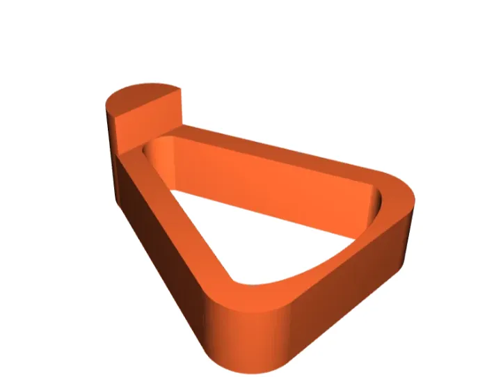 Triangle plant pot feet