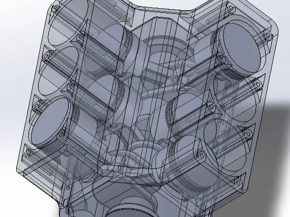 moteur - bloc moteur v6