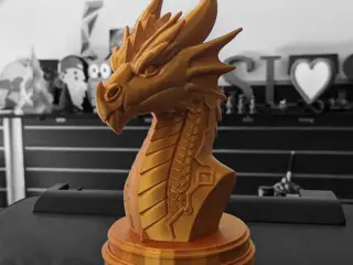 Lightning Dragon Bust