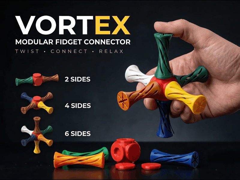 Vortex Spin-Head Connector