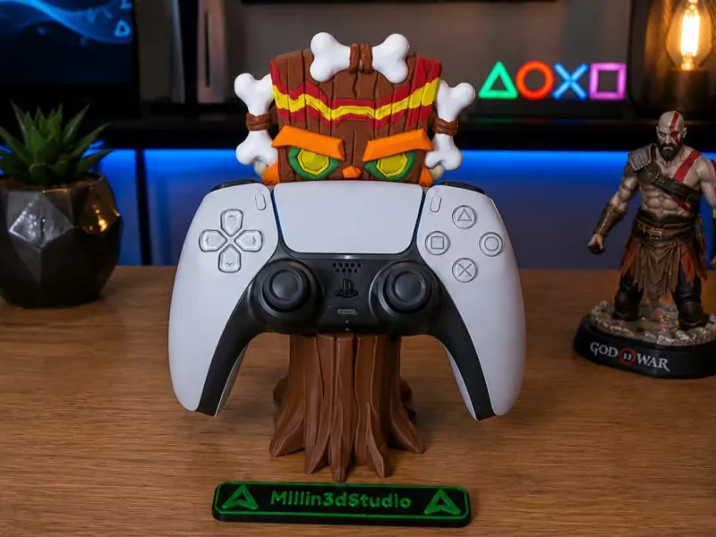 CrashBandicoot Uka Uka controller stand