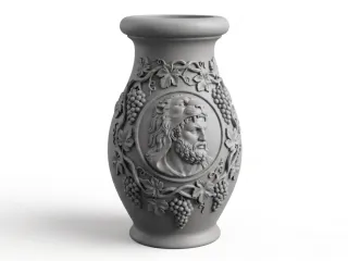 Hercules vase decoration