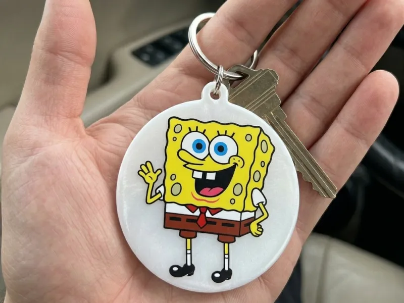 llavero bob esponja