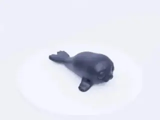 Adorable Seal Figurine - Playful Marine Mammal