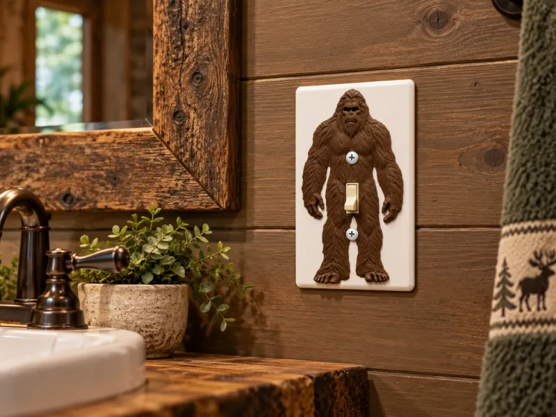 Bigfoot-Lichtschalterabdeckung