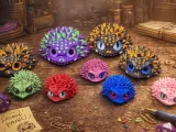 Spikester the Snuggle Hazard Mini - Magnet and Keychain 8mm-0