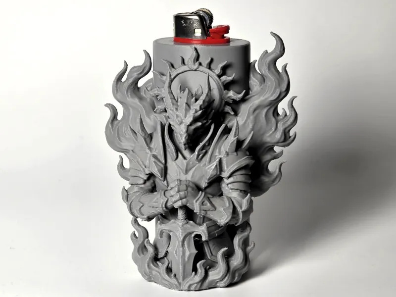Case for lighter BIC J6 Dragon Knight
