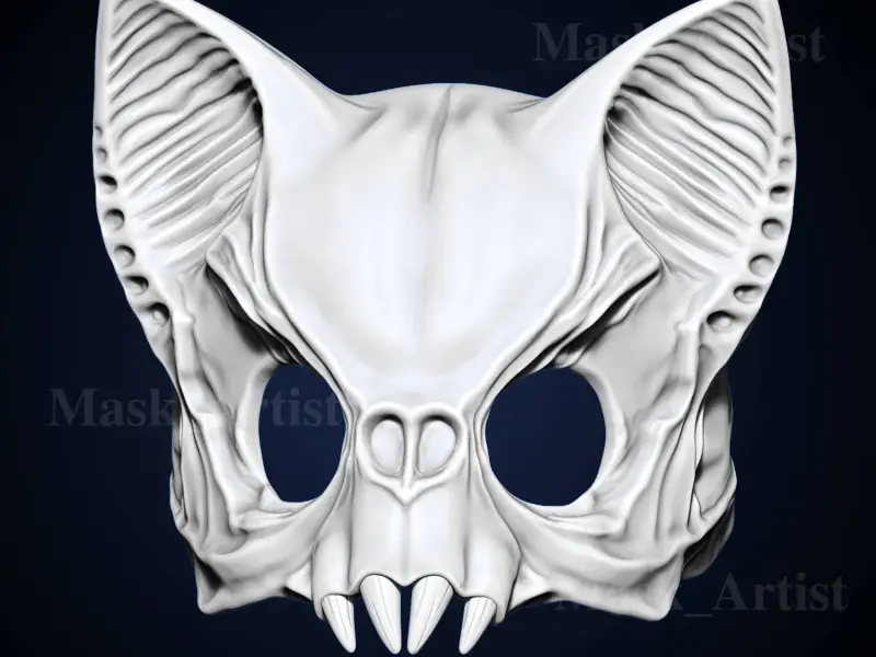 Cat skull mask