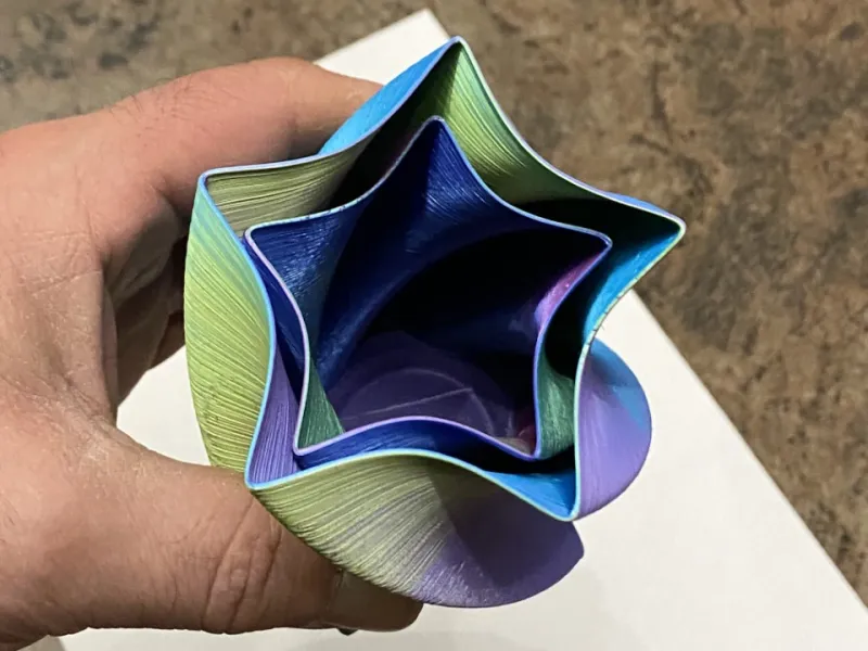 Vase ou porte stylo en forme d’Étoile