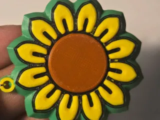 Sunflower 3D Earrings