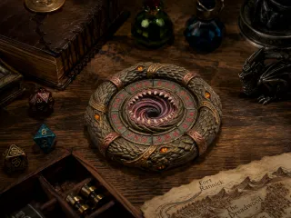 Mimic  D&D style Decorative Top Coaster Mini Tray ver3