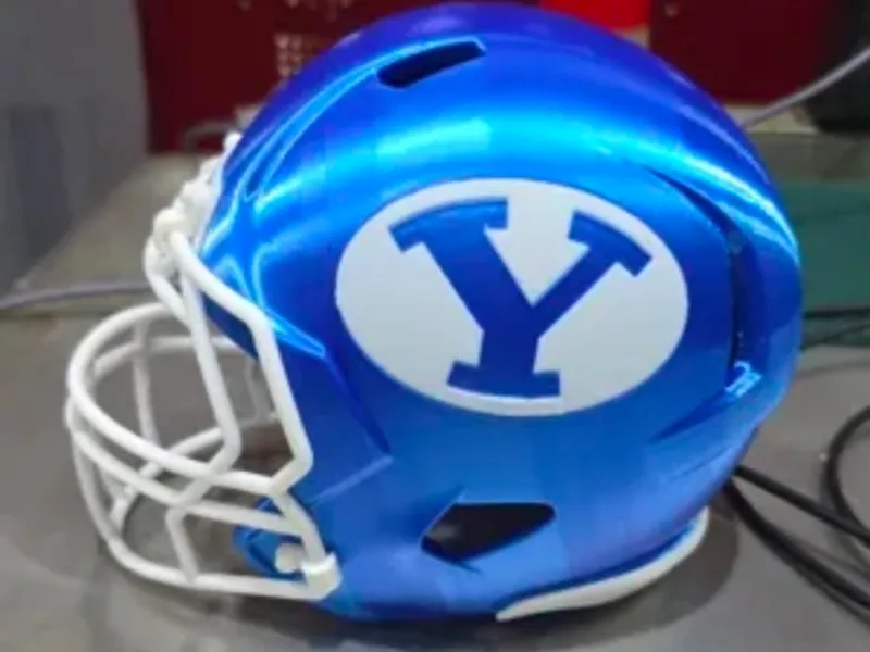 Mini+BYU+Football+Helmet