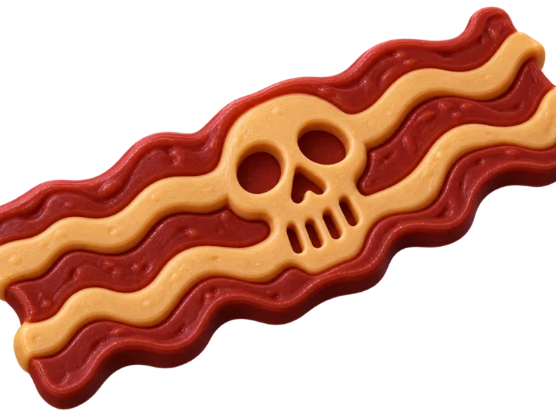 Spooky bacon