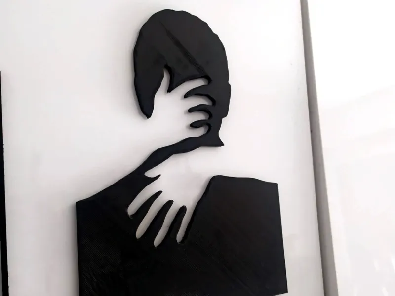 Abbraccio. Pannello da parete