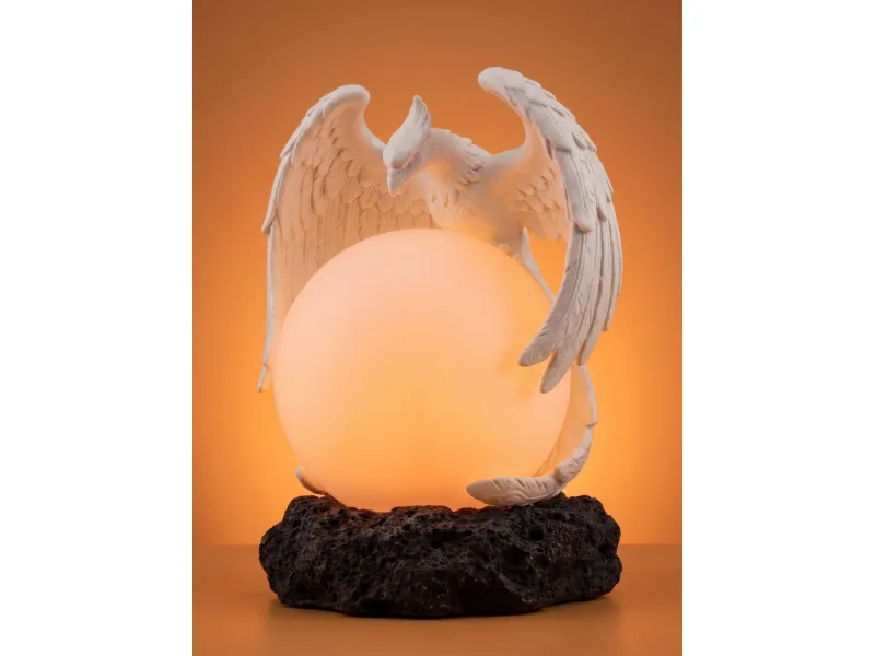Phoenix Moon Lamp | Mythical LED Night Light Sculpture