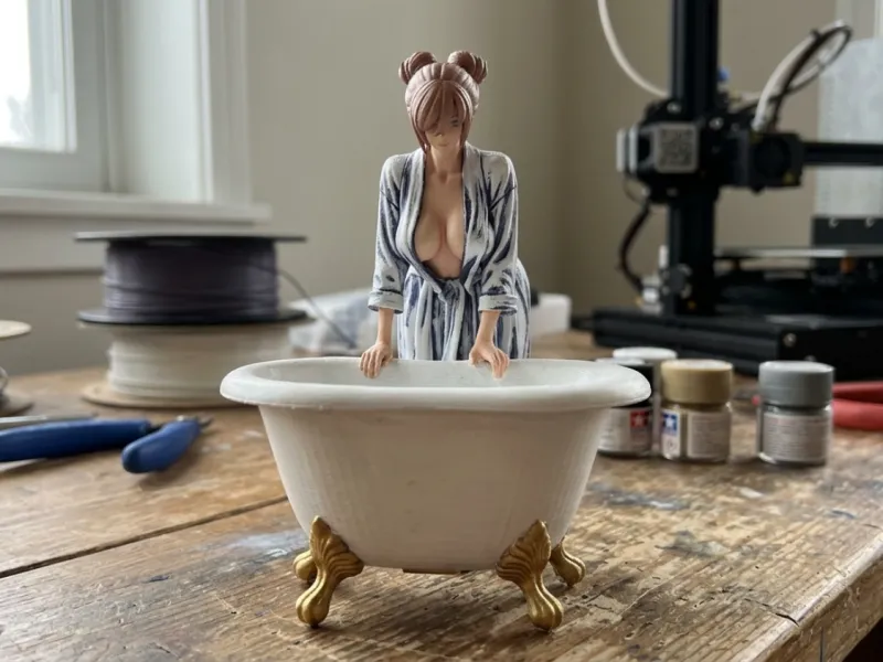 woman bathtub 