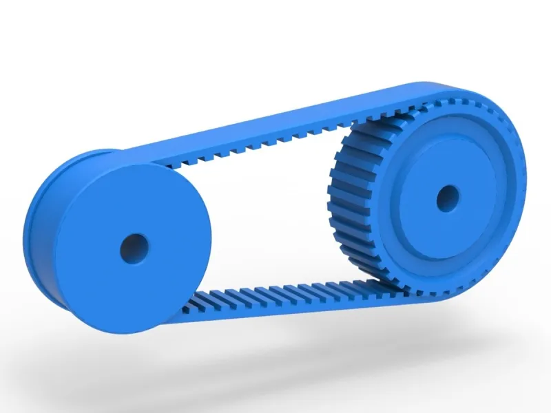 Belt drive Scale 1:16