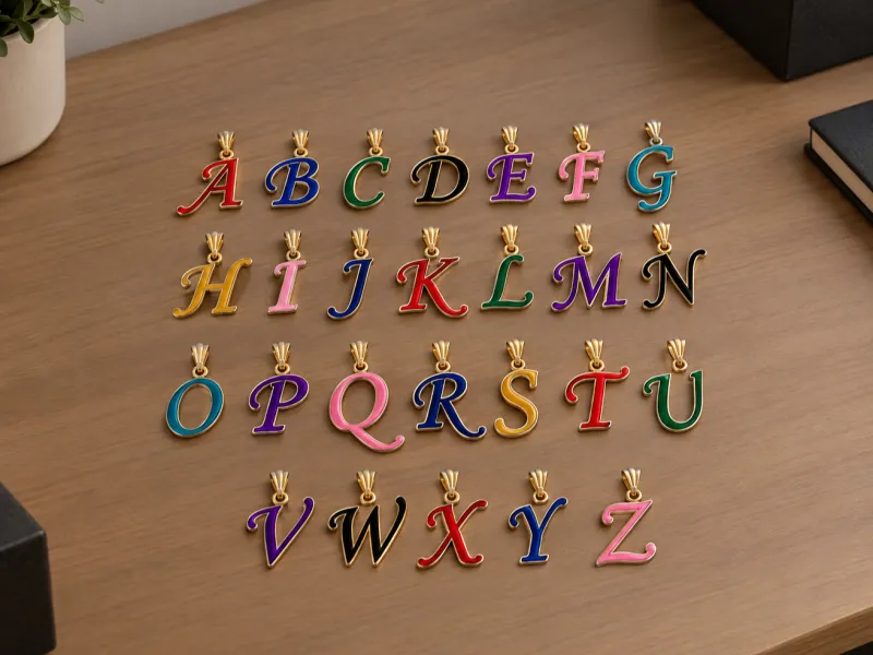 Set van letterkettingen