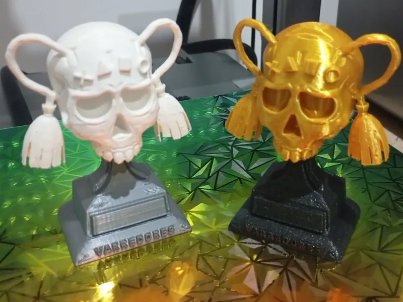 3D骷髅奖杯