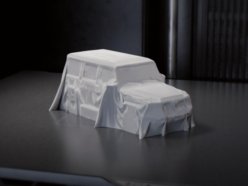 G63 AMG STL-Datei – 3D-druckbares Modell zur Enthüllung eines Luxus-SUV