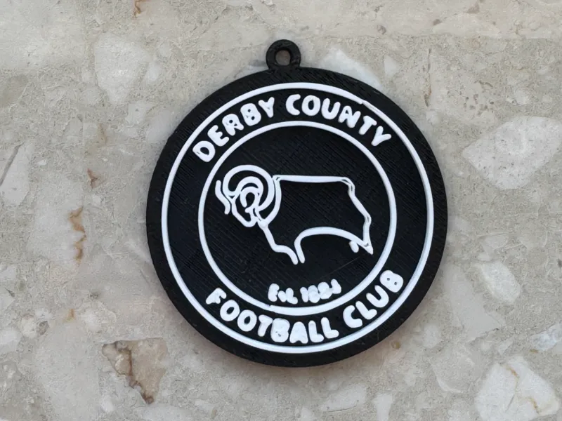 Derby County FC Keychain