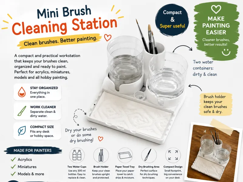 Paint Brush Station