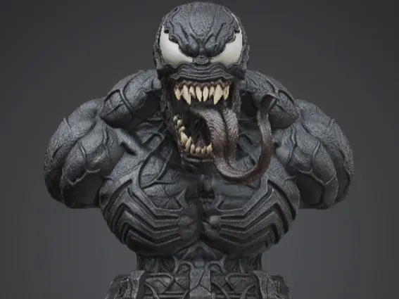 Venom Unleashed Bust