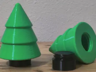Christmas Tree Container/Secret Compartment
