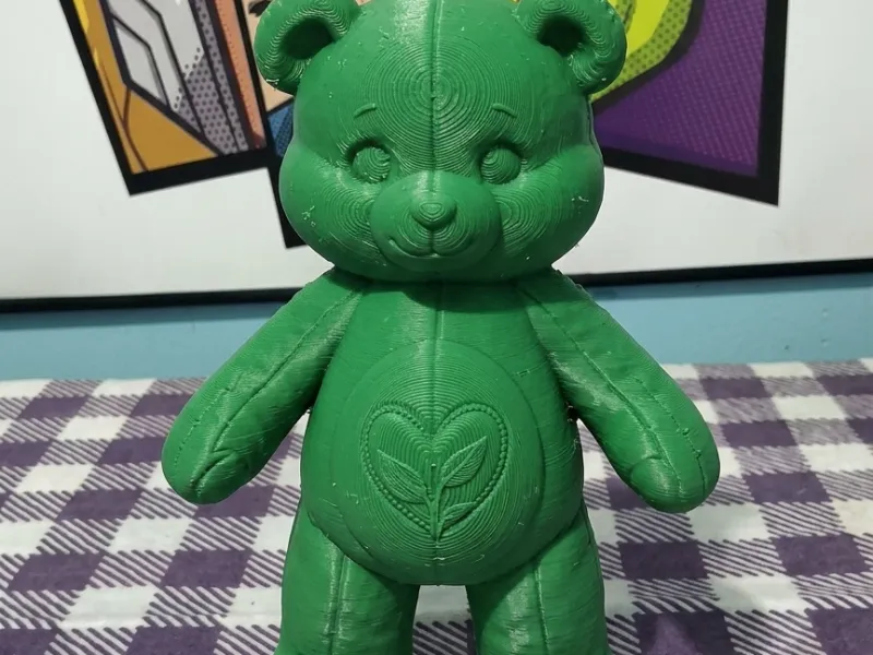 ursinho de pelúcia verde