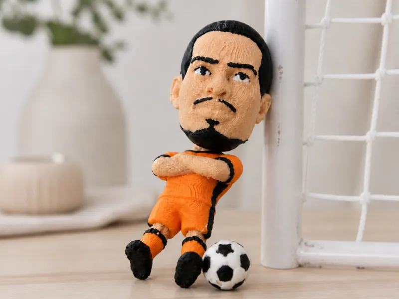 Virgil Van Dijk Flexi Soccer Player Toy