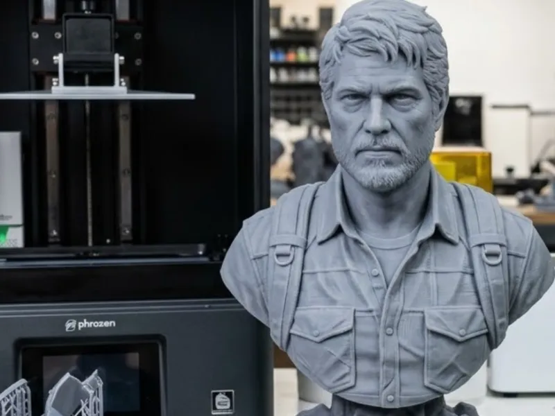 Joel Miller Bust STL The Last of Us Sculpture 3D Print Model
