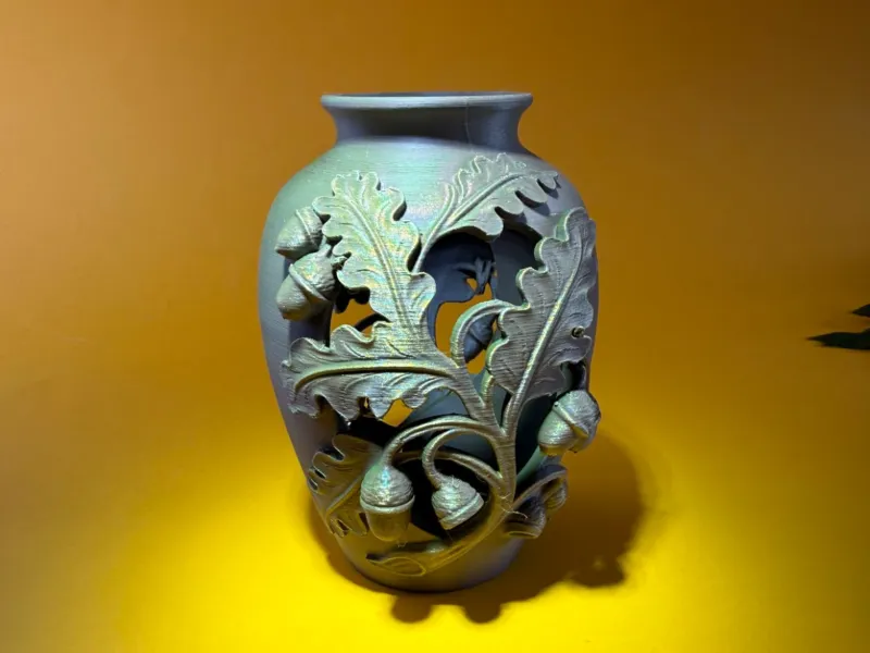 Dried flower vase