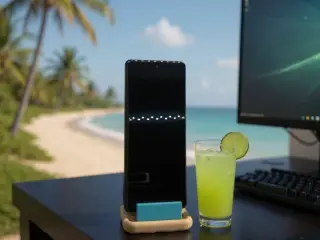 🏖️ Beach Towel Phone Stand – Fun & Customizable Holder