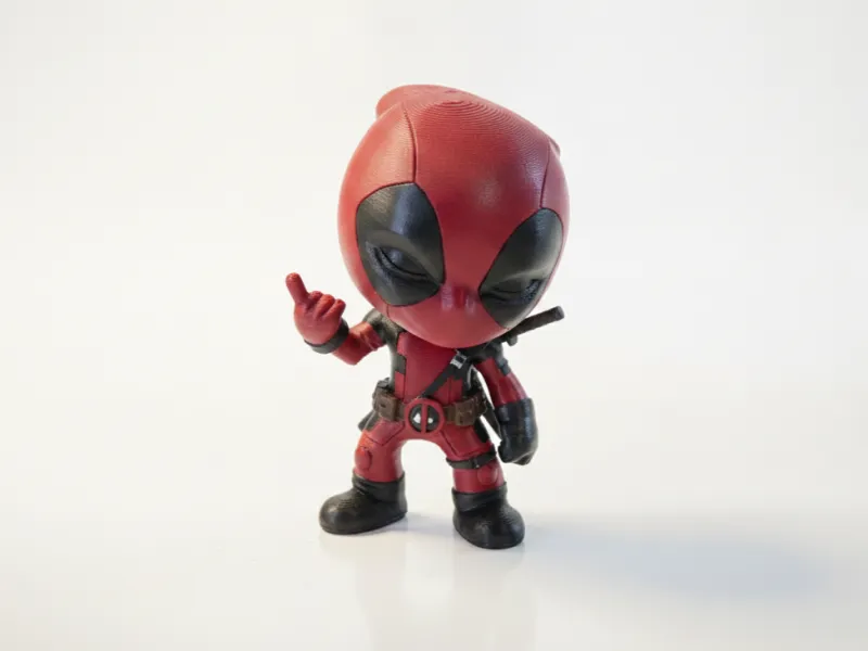 Chibi Deadpool Figürü Sevimli Koleksiyonluk 3D Yazdırılabilir