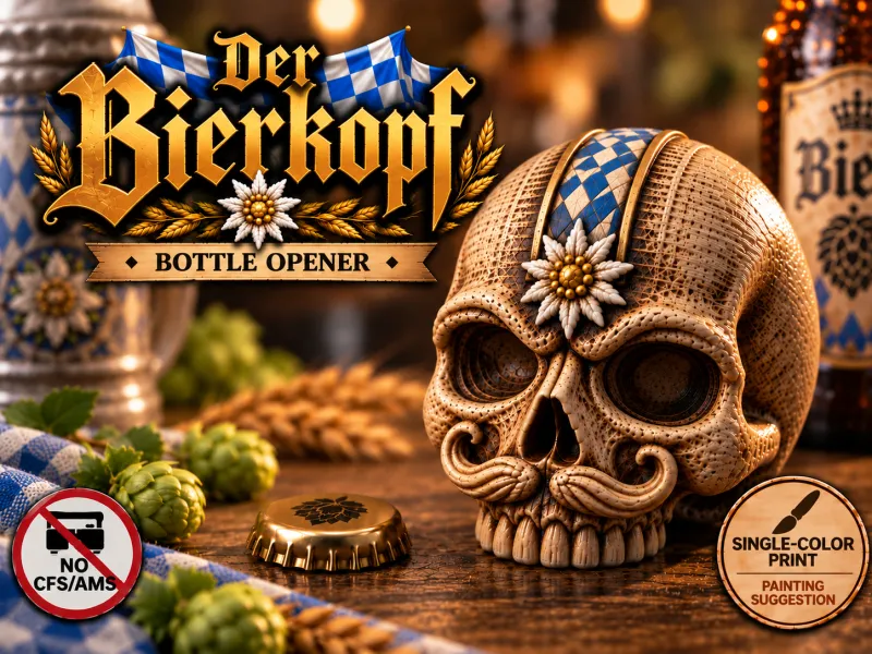 Der BierKopf - Abridor de Garrafas