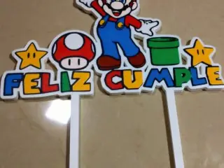 cake topper Mario bross