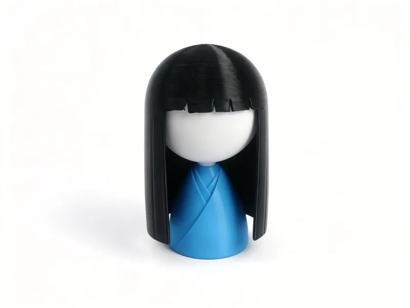 Long-Haired Girl Night Lamp Ornament