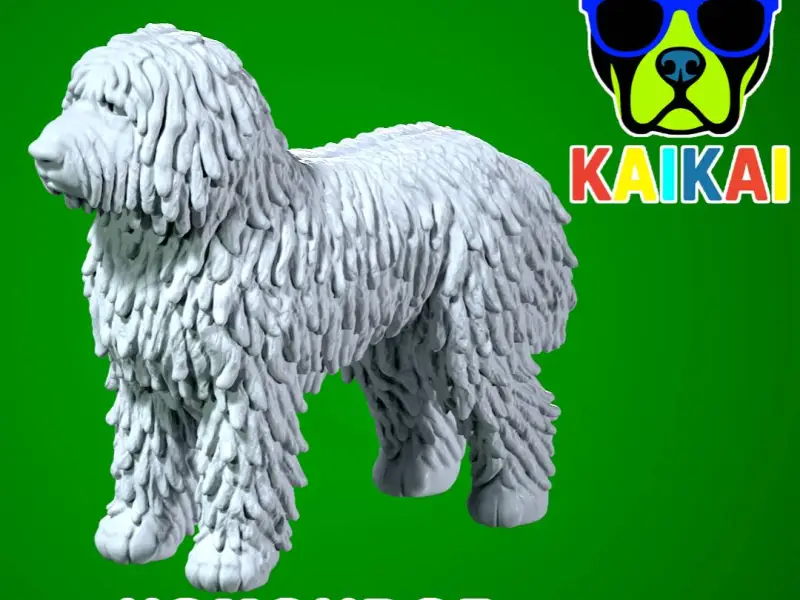 DOG - Komondor - Hungarian Commonmop MODEL - 3d PRINT