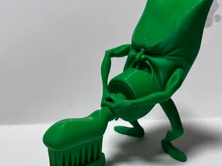 Funny toothpaste scene