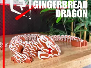 Elder Articulated GingerBread Dragon