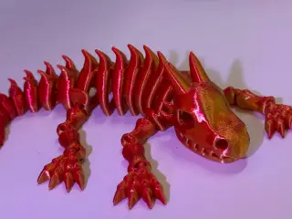 Articulated Dragon Skeleton — Flexible Fantasy Toy