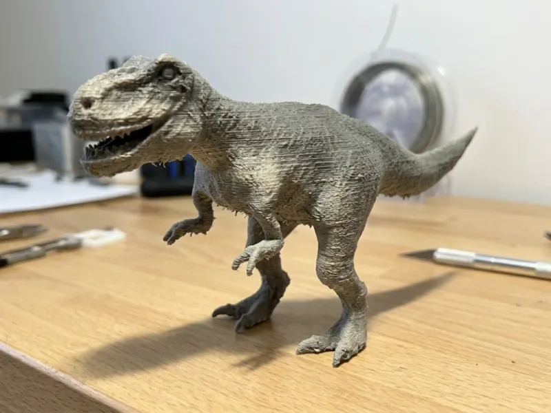 T-Rex Dinosaur Model - Low Support Figurine