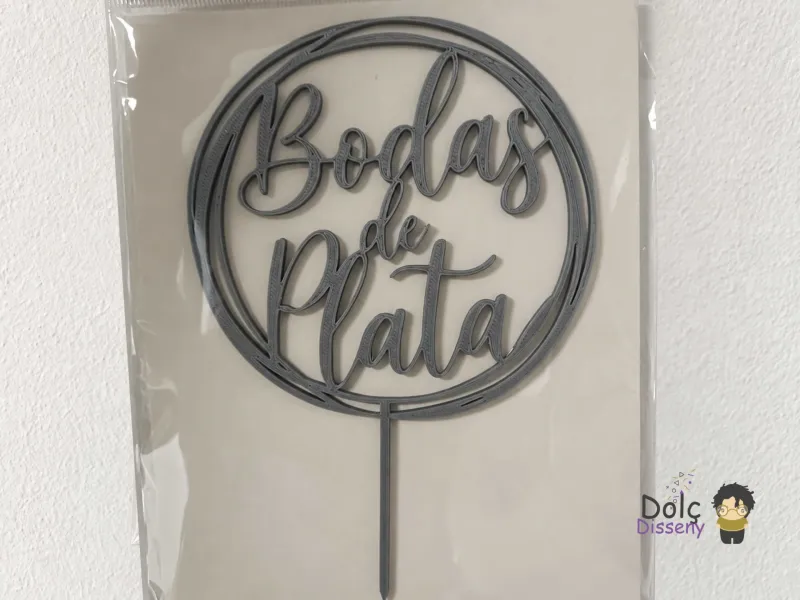 Bodas de Plata 120x120x3 mm
