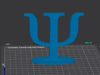 psi symbol 3d model