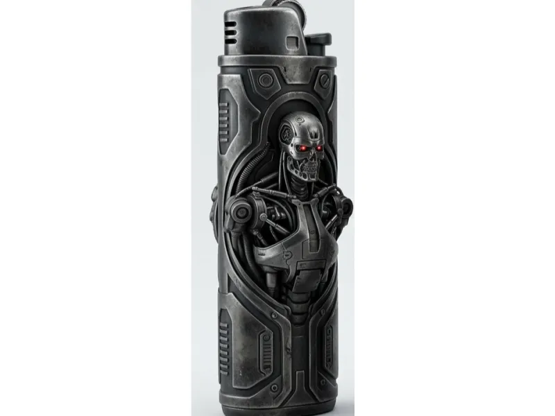 Case for lighter BIC J6 Terminator style