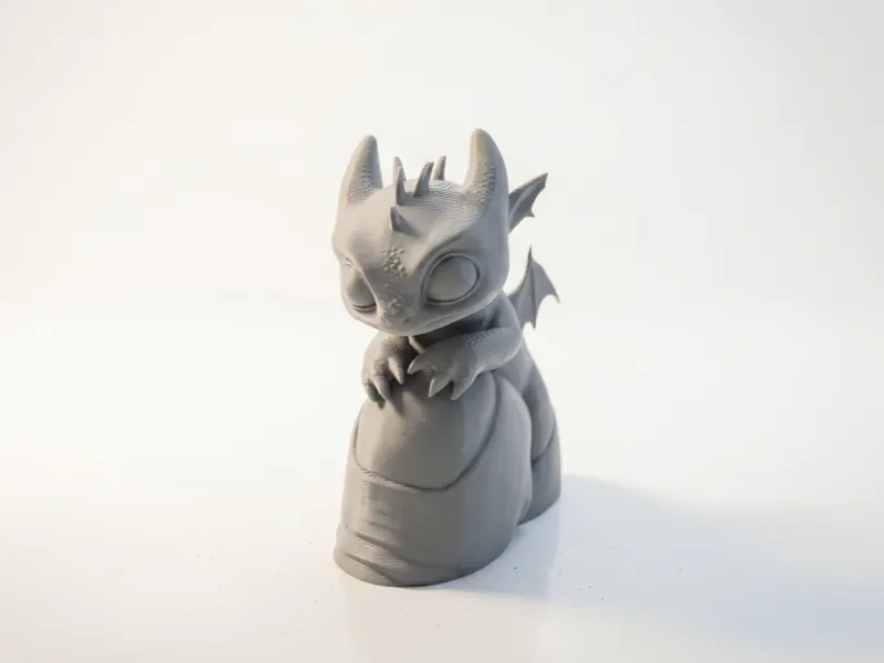 Toothless Dragon Finger Perch Figurine 3D Printable