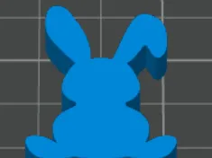 Easter Bunny magnet 