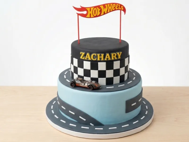 Hot Wheels Cake Topper (No AMS)
